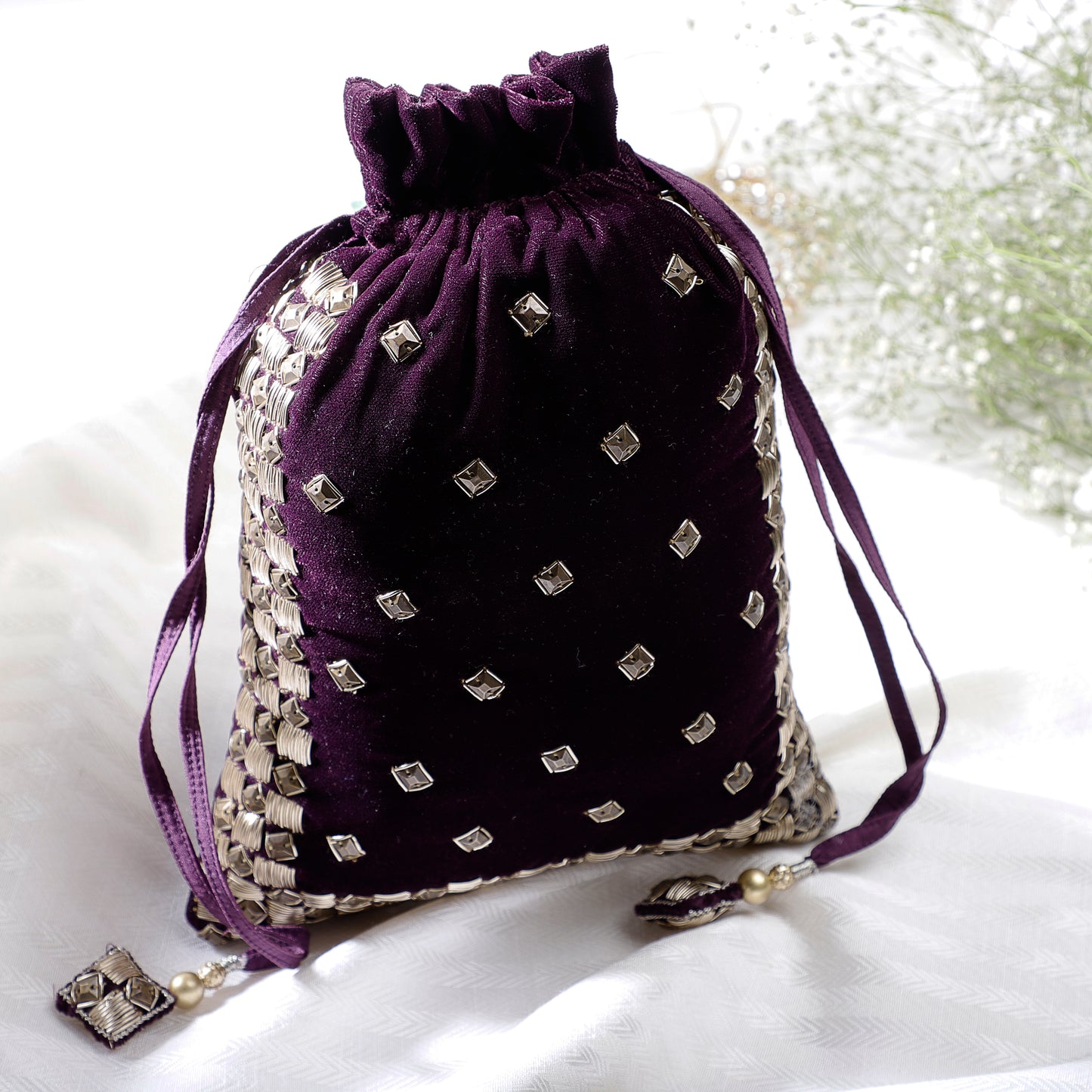 Regal Amethyst potli